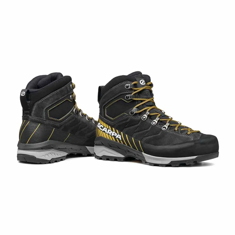Scarpa Mens Mescalito Trek GTX Boots - Dark Anthracite-Mustard-4